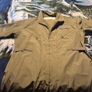 Brown Utility Jumpsuit